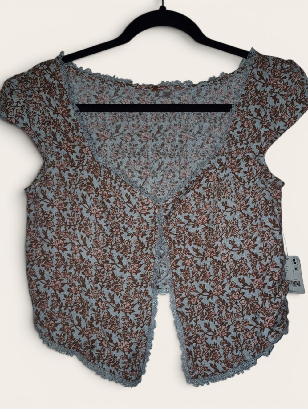 FP One NWT Faye Printed Top by Free People XS